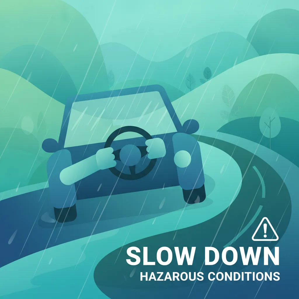 Safe Speed Selection Based on Conditions driving theory lesson