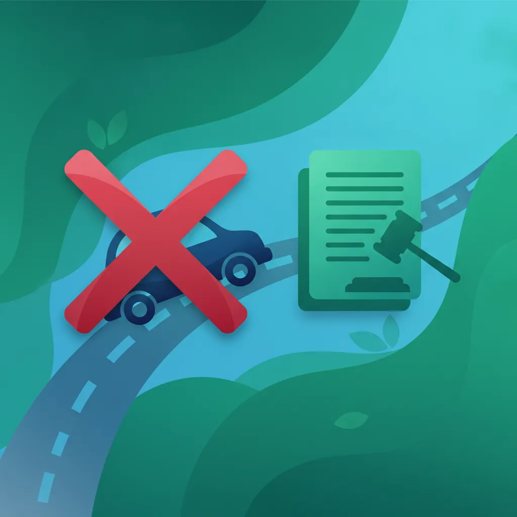 Legal Penalties for Non-Compliance driving theory lesson