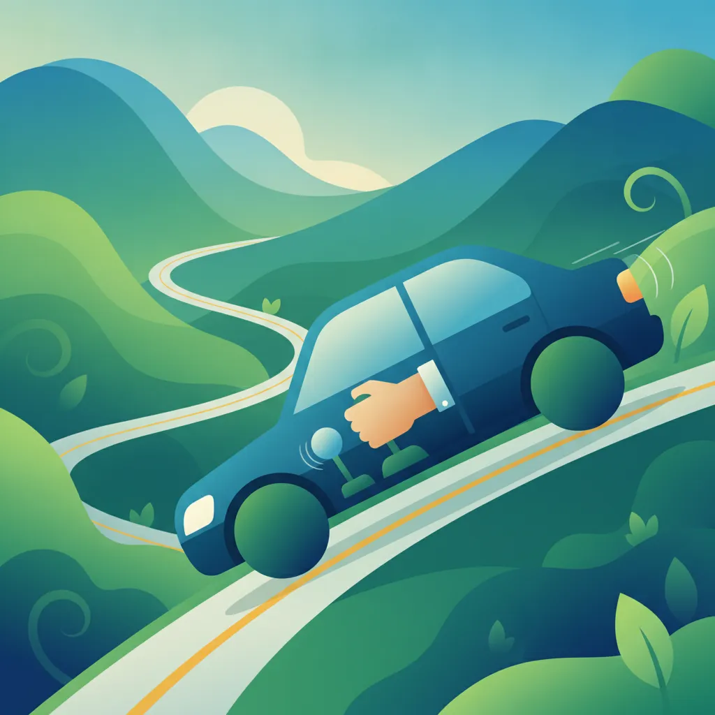Downhill Speed Management and Gear Selection driving theory lesson