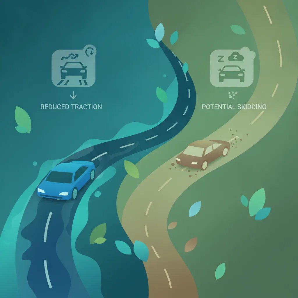 Road Surface Types and Associated Risks driving theory lesson