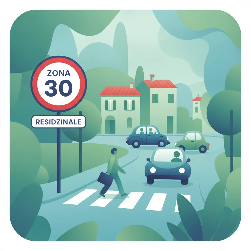 Specific Signage for Low-Speed Areas and Zones 30 driving theory lesson