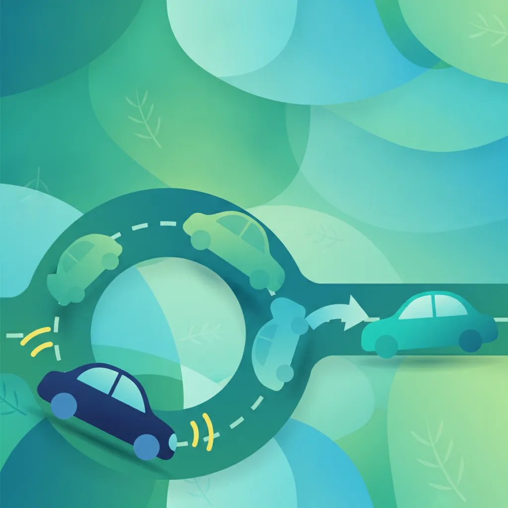 Navigating Roundabouts and Yielding Rules lesson image