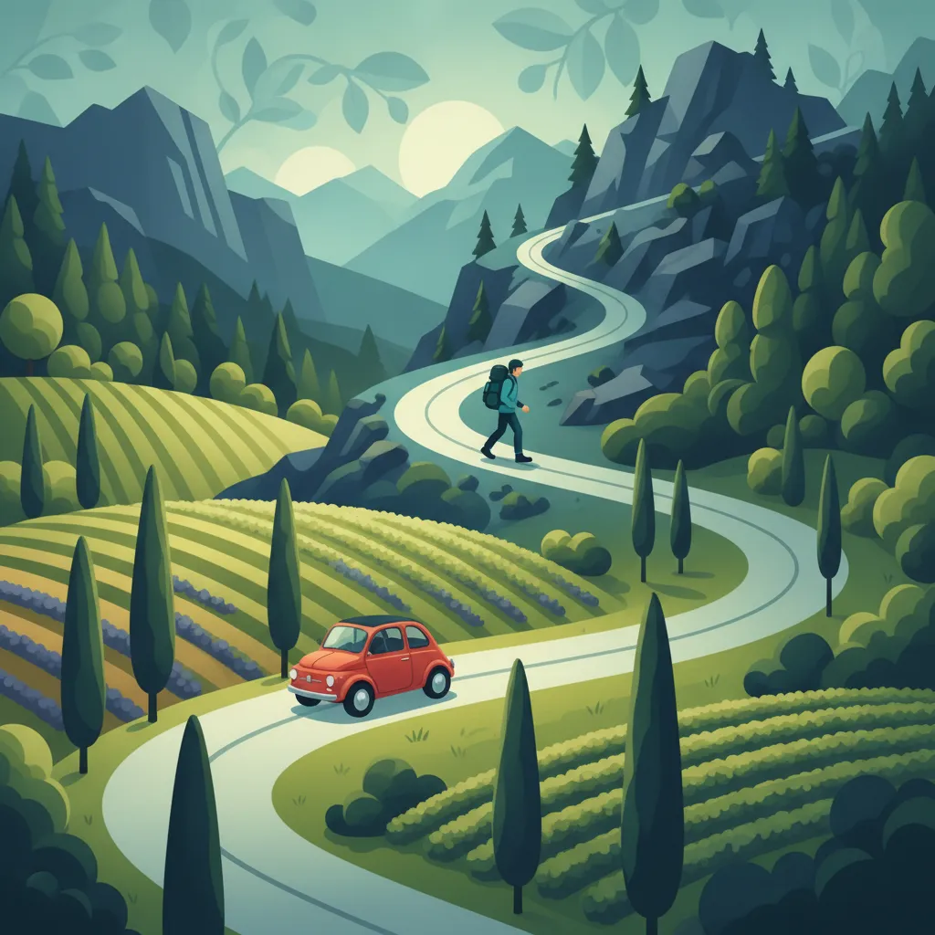 Characteristics of Rural and Mountain Roads driving theory lesson