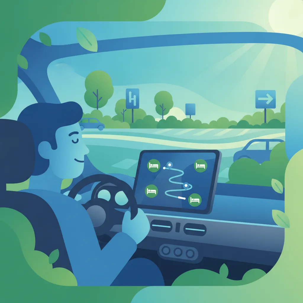 Long-Distance Planning and Rest Area Utilization driving theory lesson