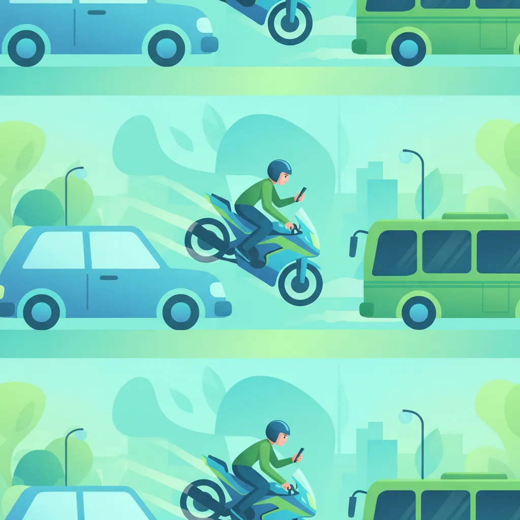 Common Risky Behaviours Among Young Riders driving theory lesson