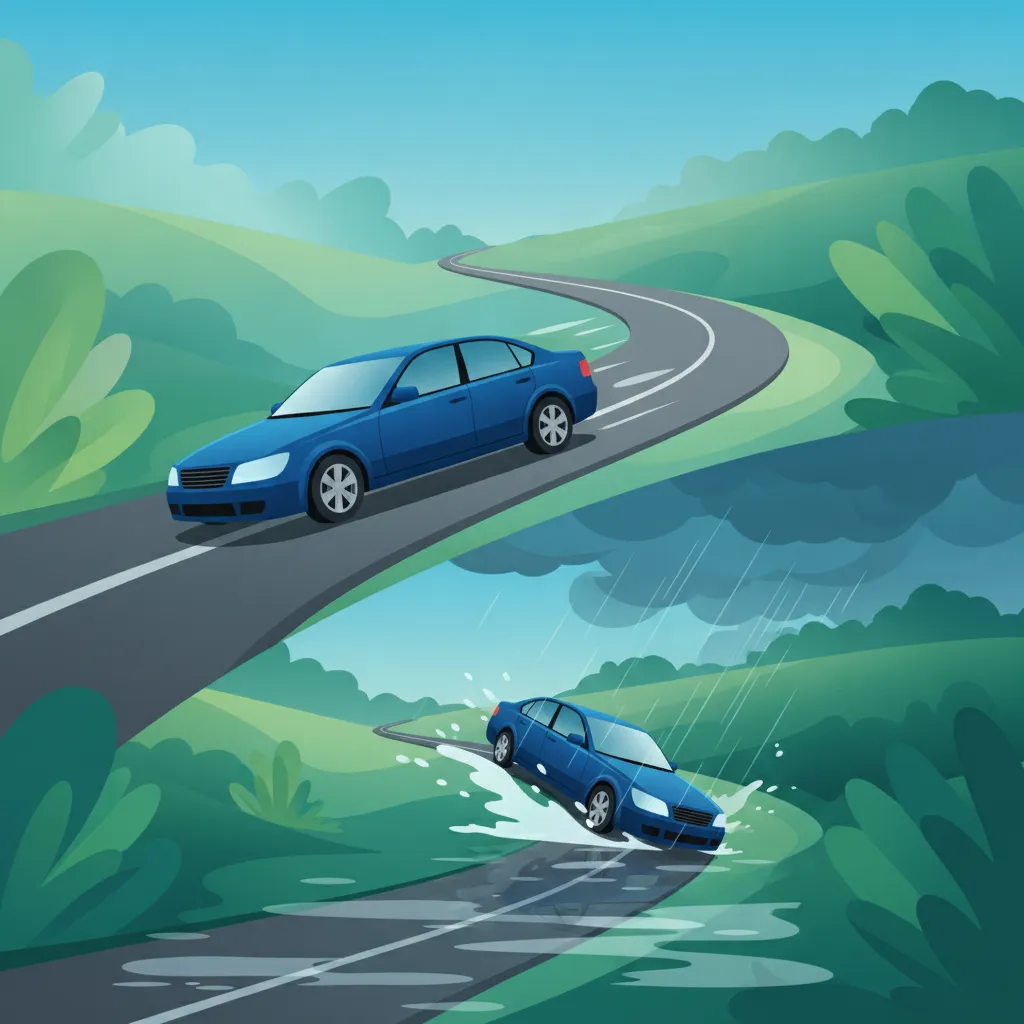 Speed Management According to Road Conditions driving theory lesson