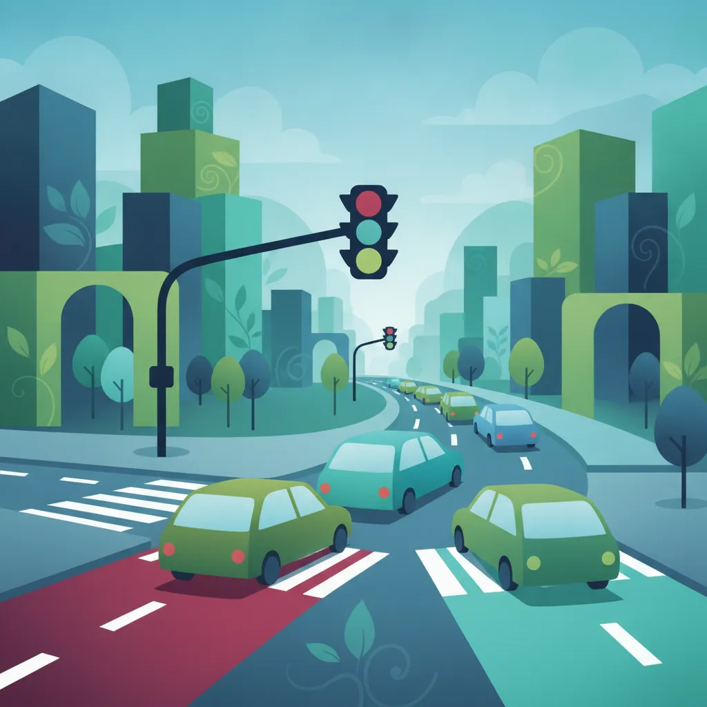 Right-of-Way Rules at Intersections and Traffic Lights lesson image