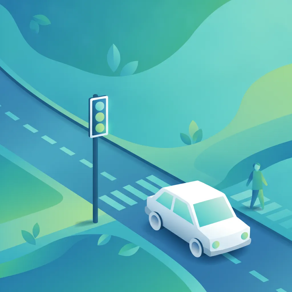 Approaching and Entering Intersections Safely lesson image