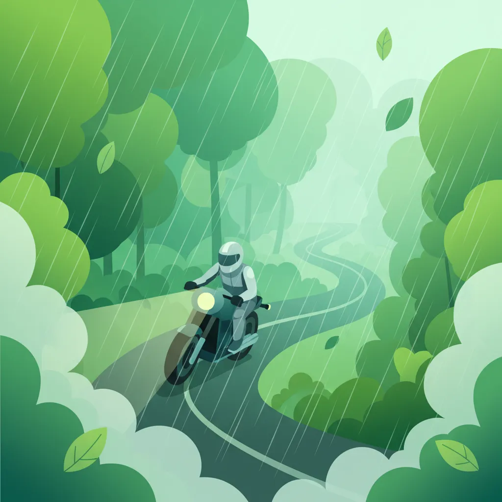 Riding in Rain, Fog, and Low Visibility lesson image