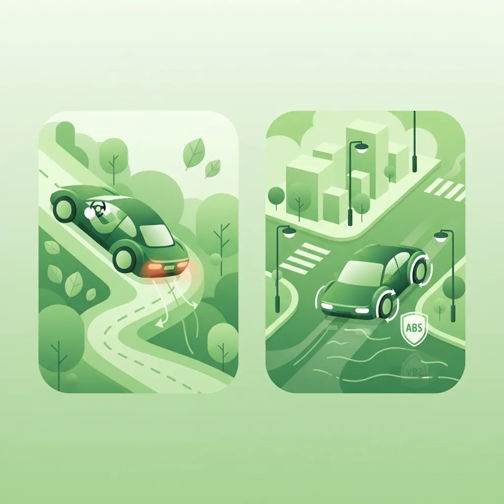 Use of Engine Braking and ABS (if equipped) lesson image