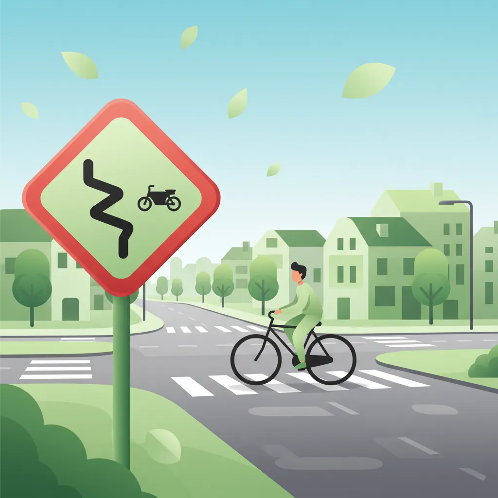Warning Signs Relevant to Two‑Wheelers lesson image