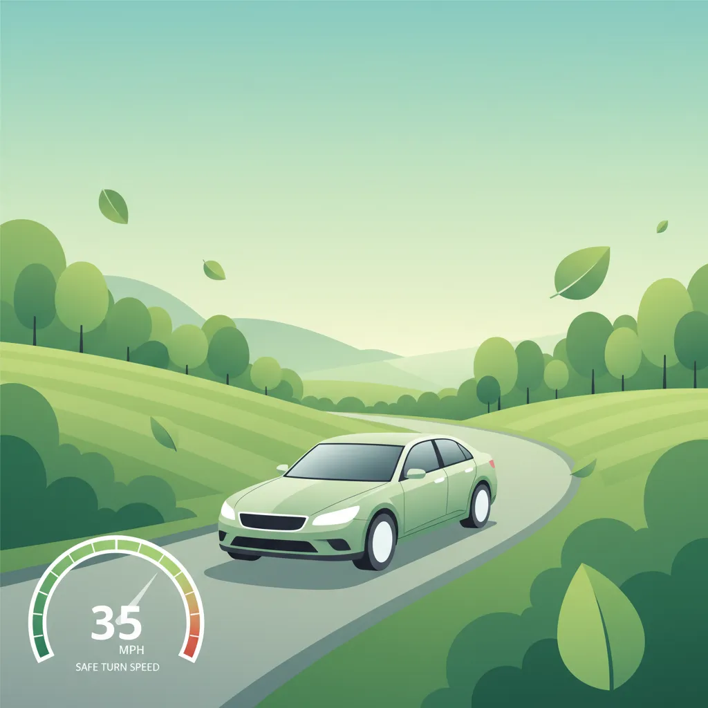 Calculating Safe Speed in Curves (bochtsnelheid) lesson image