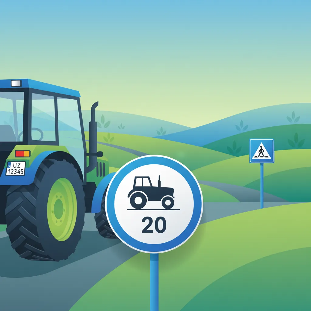 General Traffic Signs Relevant to Tractors lesson image
