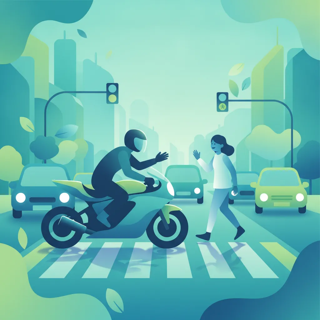 Afbeelding van de les Ethiek en sociale verantwoordelijkheid bij het rijden
