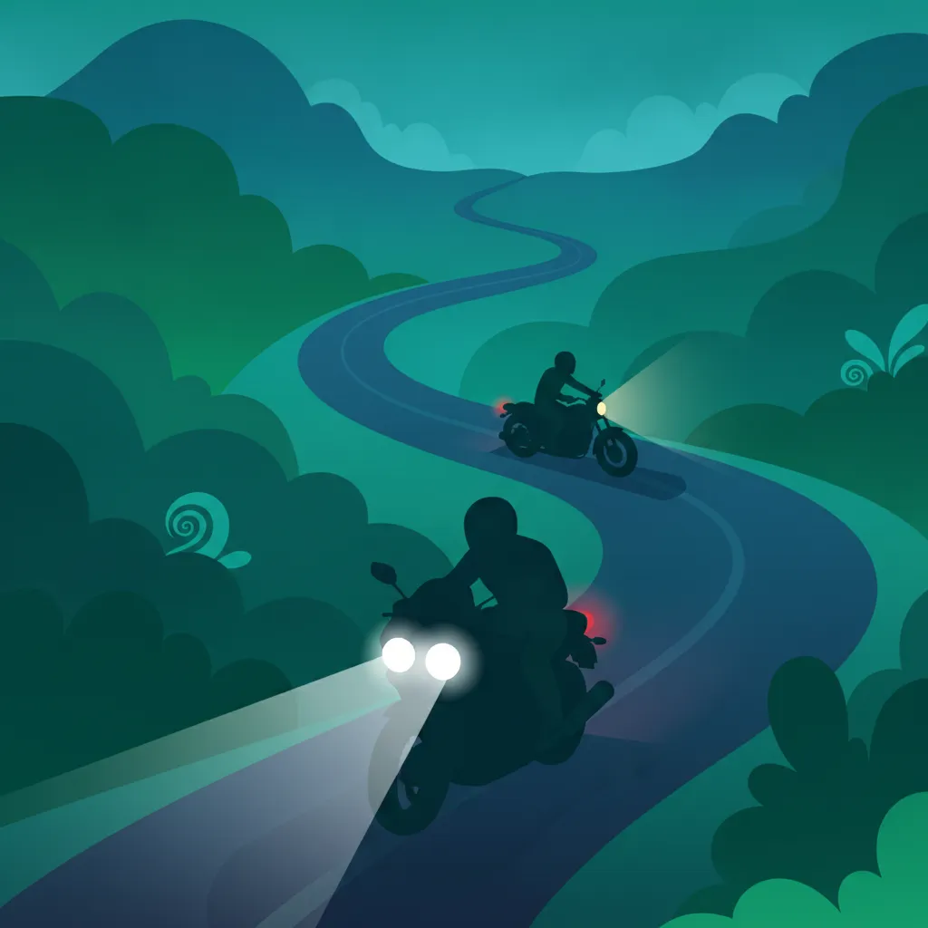 Night Riding: Visibility, Lighting, and Fatigue Management lesson image