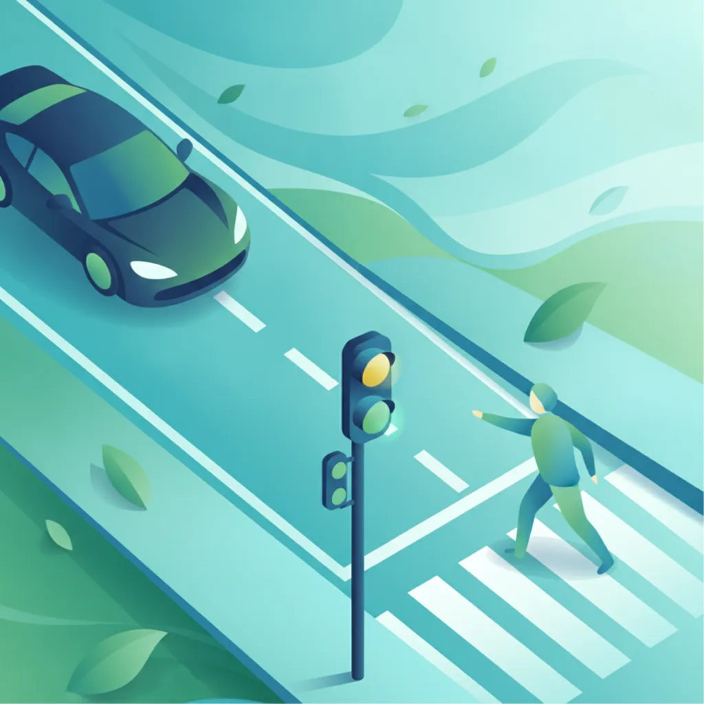 Approaching and Navigating Intersections Safely lesson image