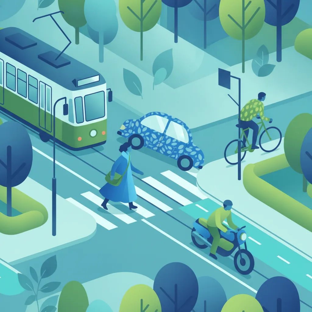 Interaktioner med fotgängare, cyklister och motorcyklister lektionsbild