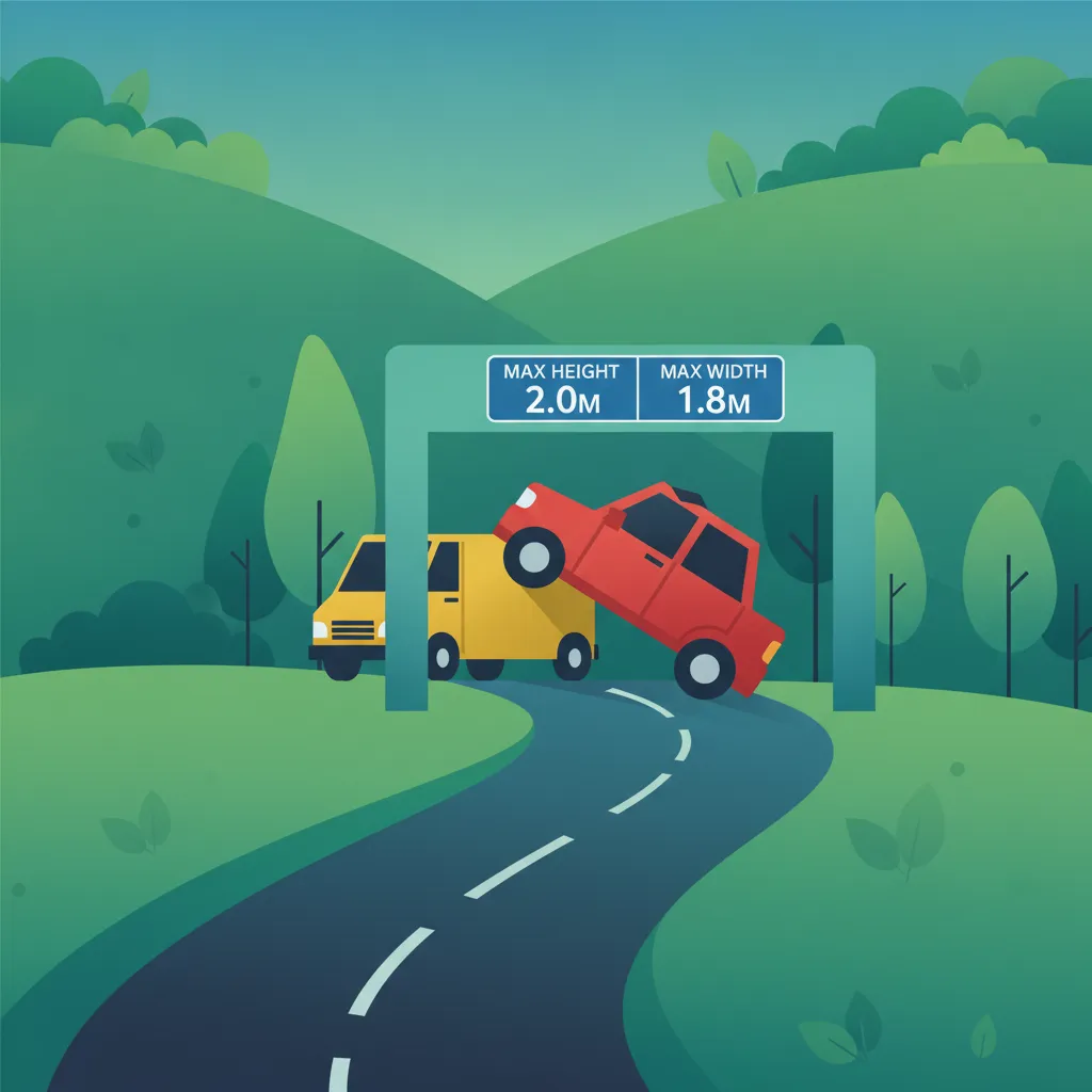 Weight, Height, and Width Restrictions on Roads lesson image