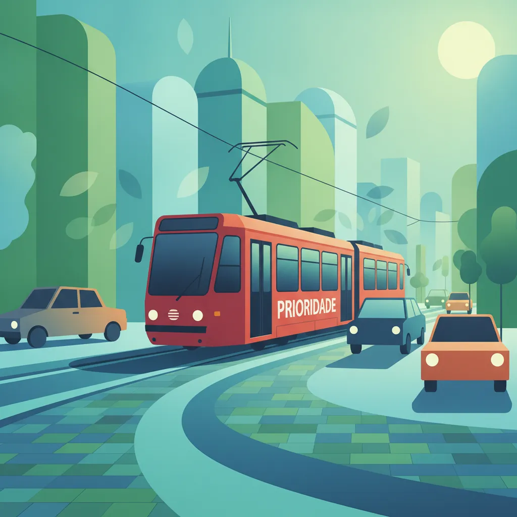 Urban Traffic Flow and Bus Priority lesson overview image
