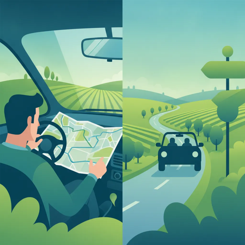 Rural Road Driving and Route Planning lesson image