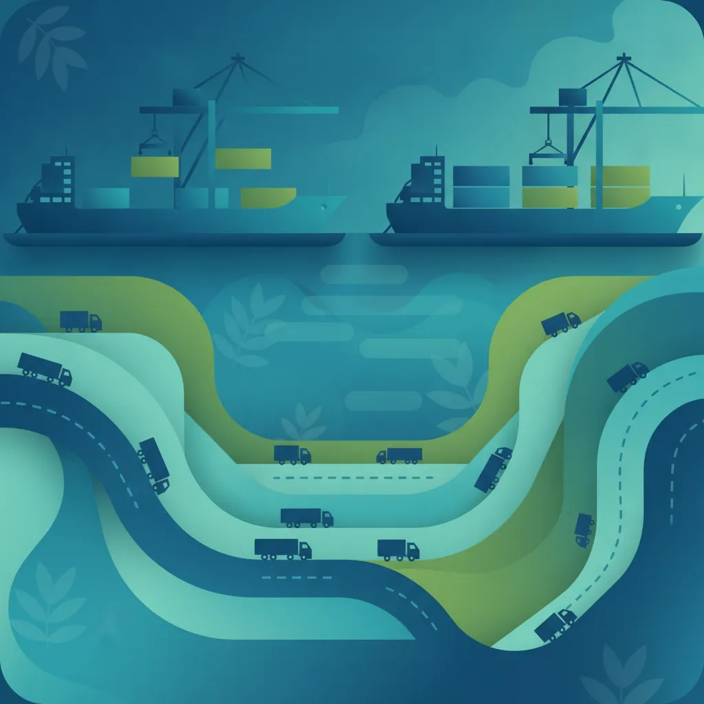 Navigering i Industriområden, Hamnar och Logistikcenter lektionsbild