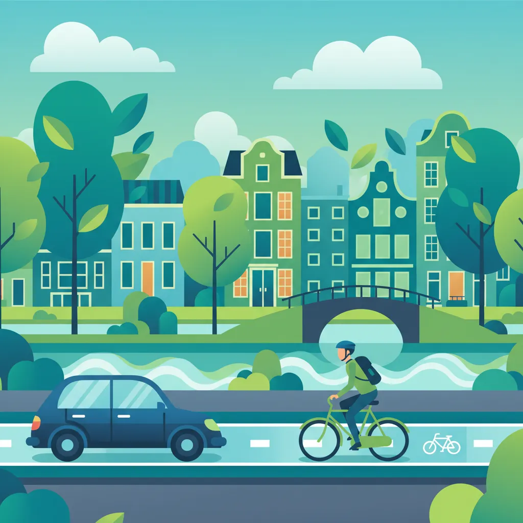 Imagen de la lección Compartir la vía con ciclistas