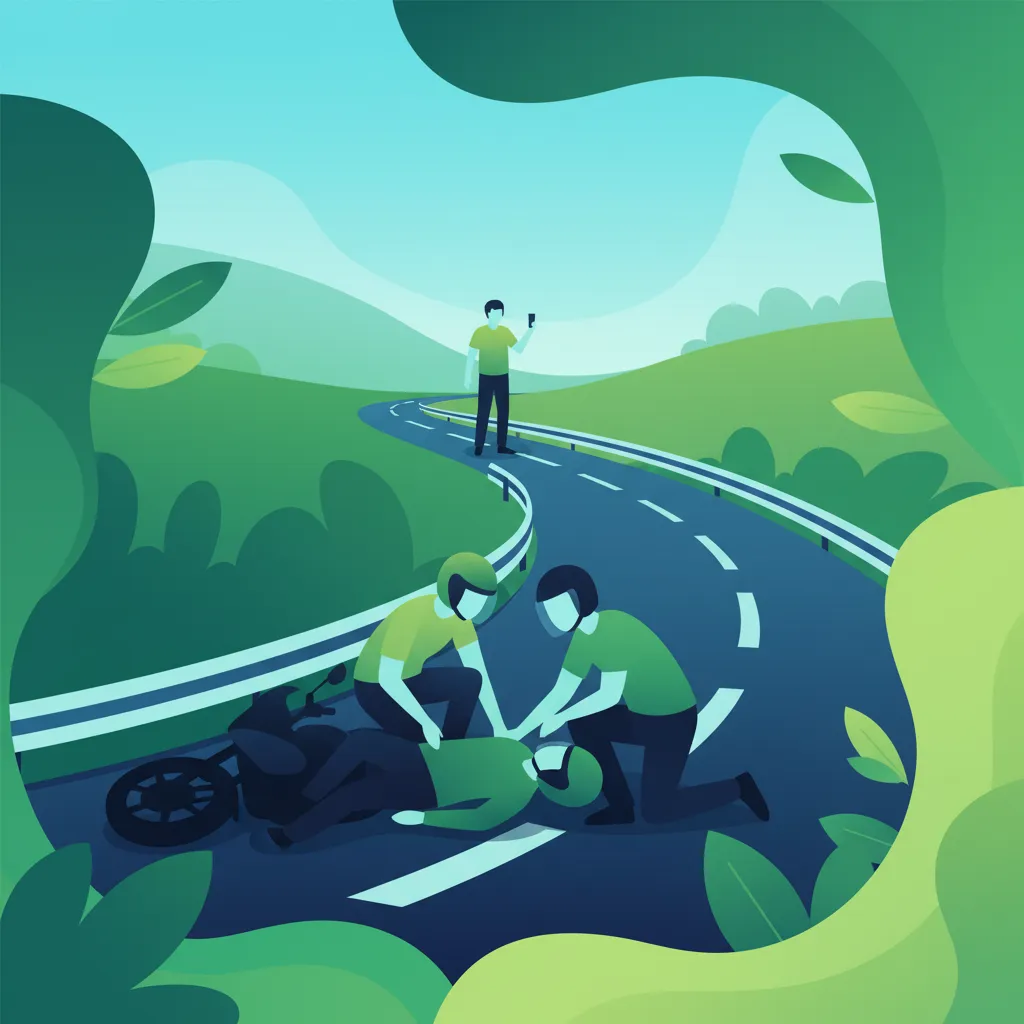 First Aid Basics for Motorcyclists and Bystanders lesson image