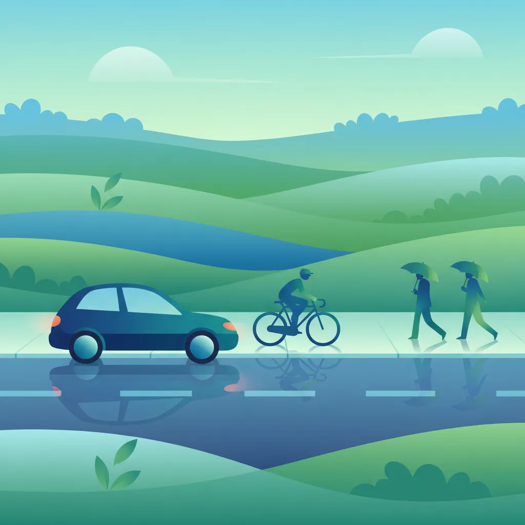 Imagen de la lección Adaptar la velocidad a las condiciones de la carretera