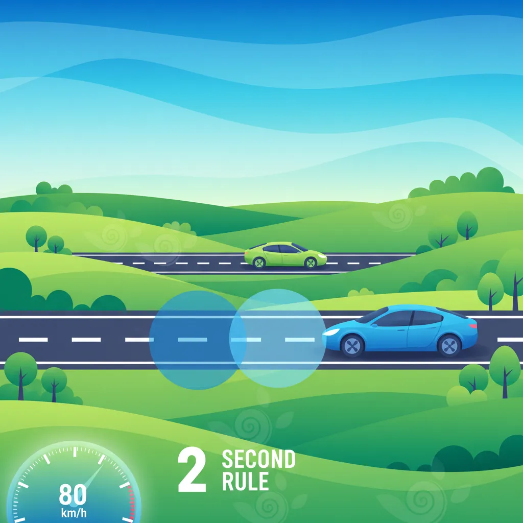 Safe Following Distance (Avstånd) lesson image