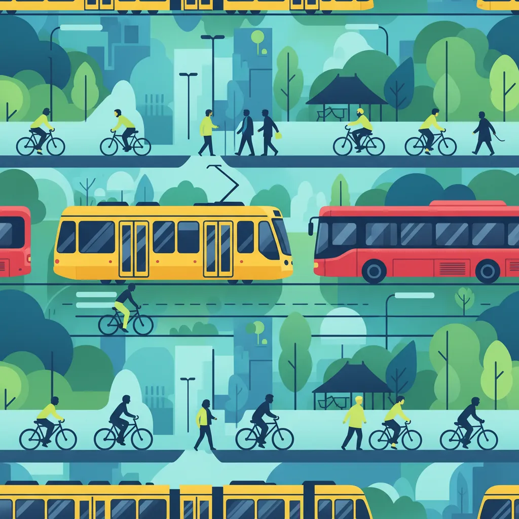 Imagen de la lección Interacción con autobuses, tranvías y transporte público