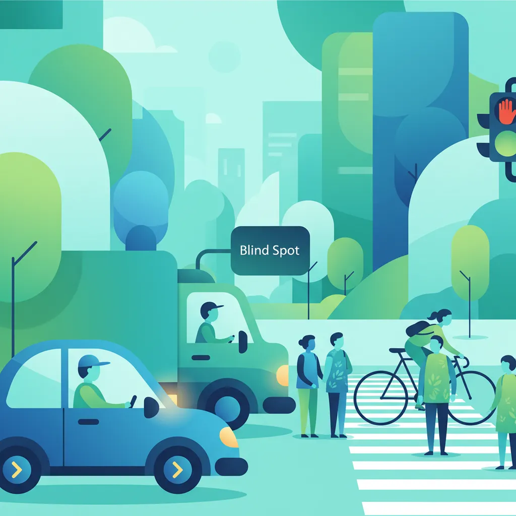 Imagen de la lección Interacción con Coches, Camiones, Ciclistas y Peatones