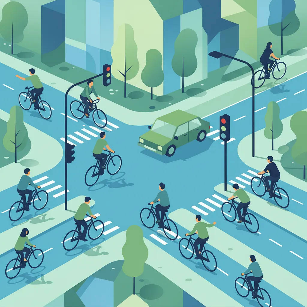 Imagen de la lección Ciclistas y carriles bici