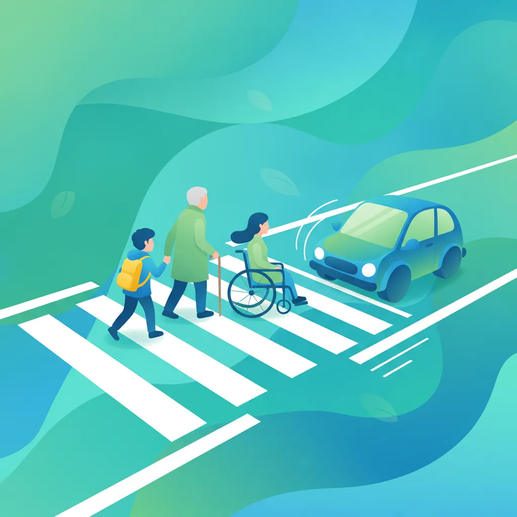 Children, Elderly, and Disabled Pedestrians lesson image