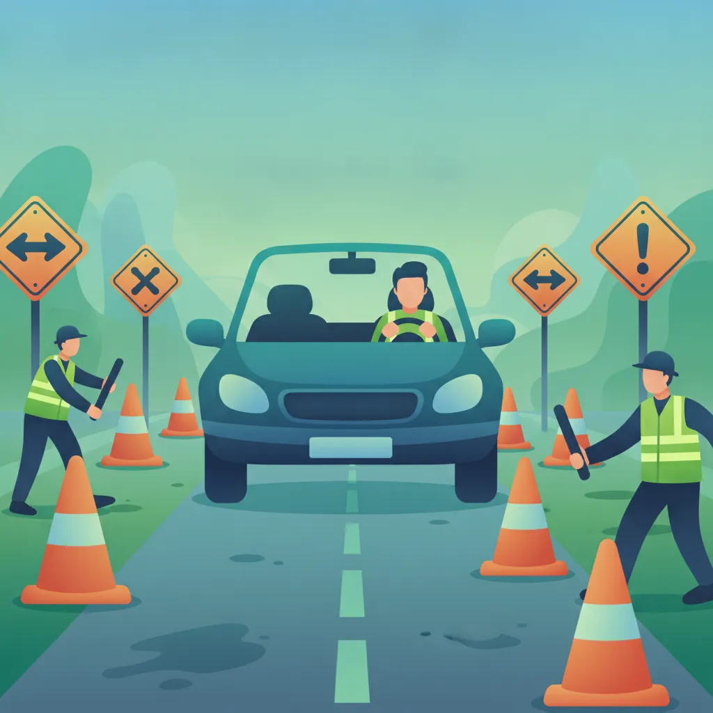 Imagen de la lección Prácticas seguras en obras viales y zonas de construcción