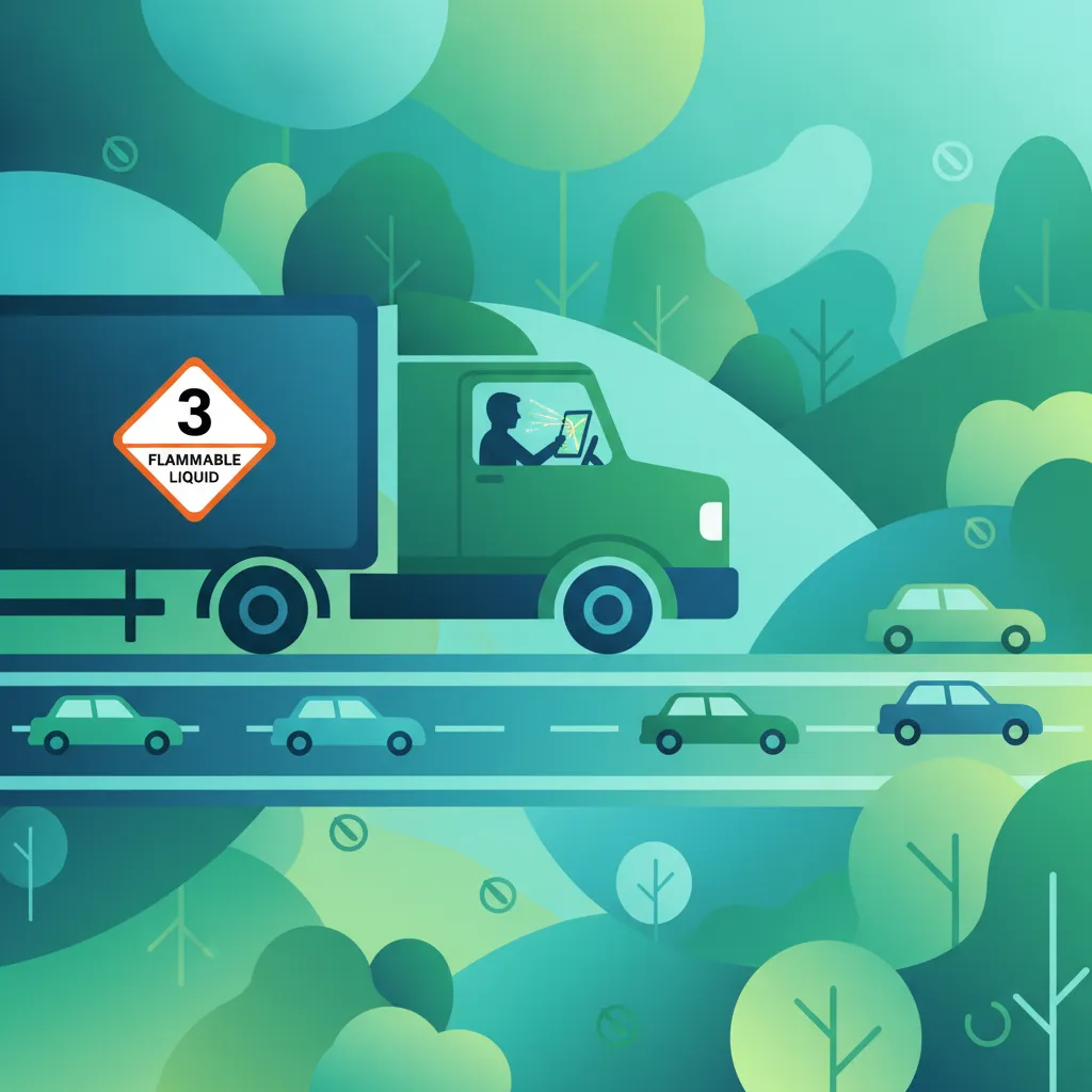 Obraz lekcji Przepisy dotyczące transportu materiałów niebezpiecznych