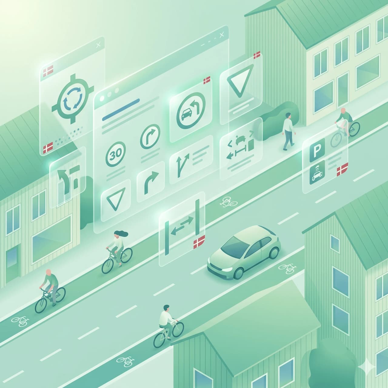 Glossaire du Code de la Route Danois : Votre Centre Complet pour les Termes Clés et les Règles de Circulation Expliqués