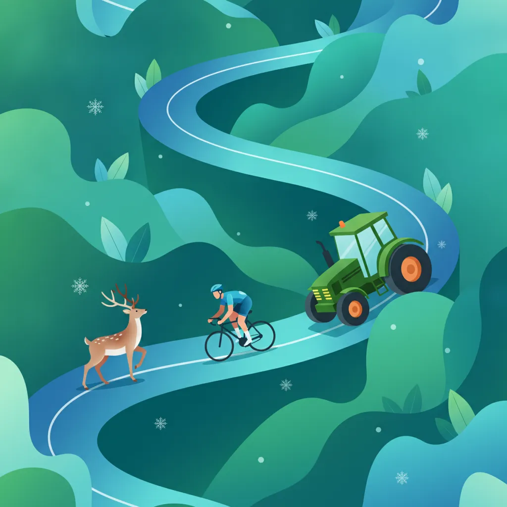 Escenarios Desafiantes de Conducción Rural y Alpina Austriaca
