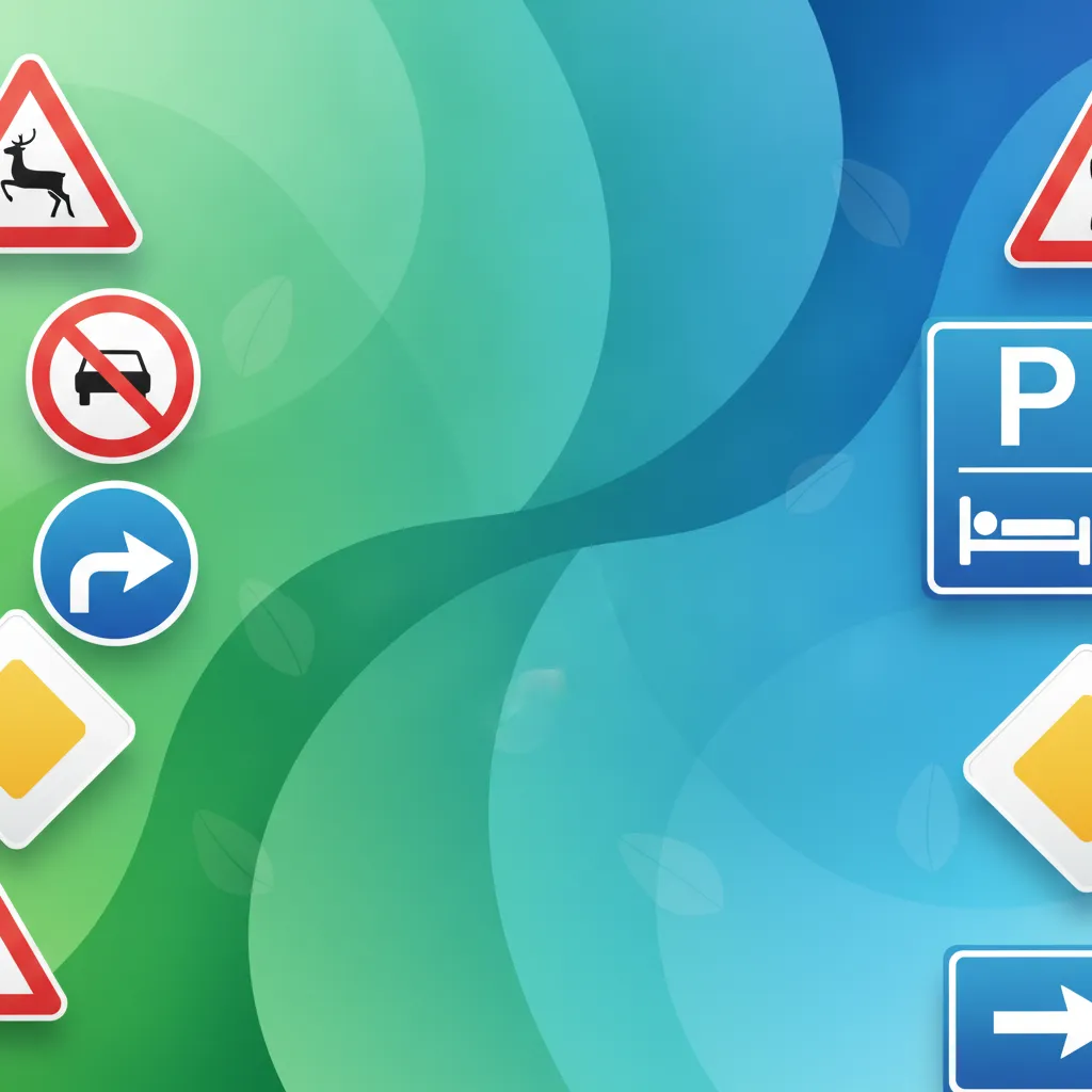 Austrian Road Sign Categories Explained