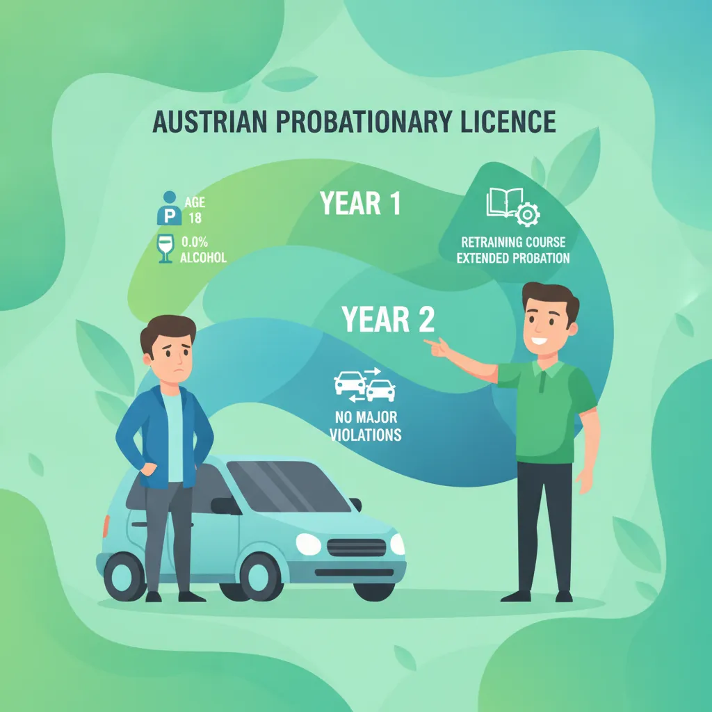 Normas del Permiso de Conducir en Periodo de Prácticas en Austria
