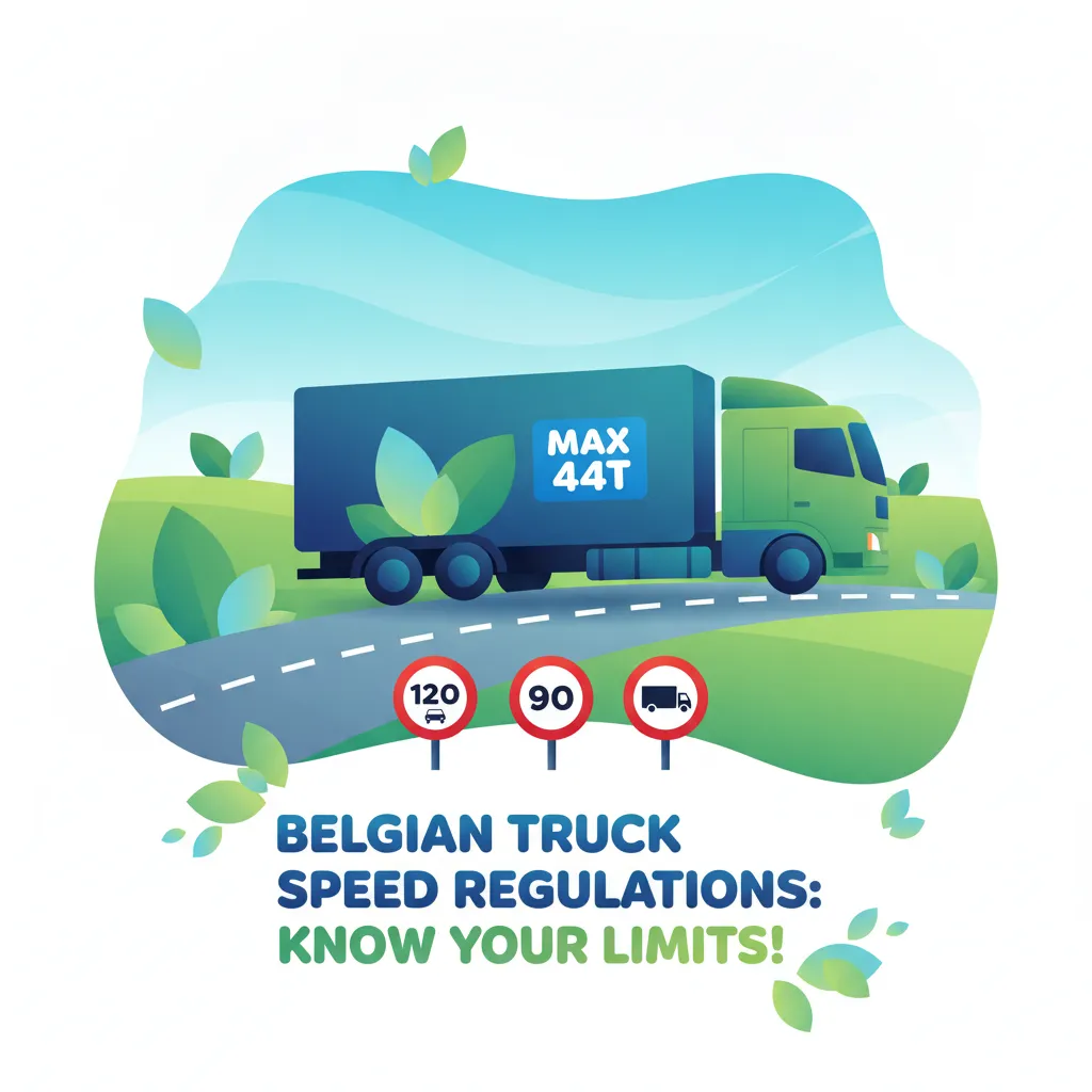 Belgian Goods Vehicle Speed Limits