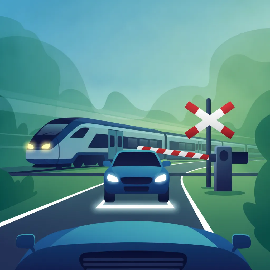 Belgian Level Crossings: Rules and Warning Signals