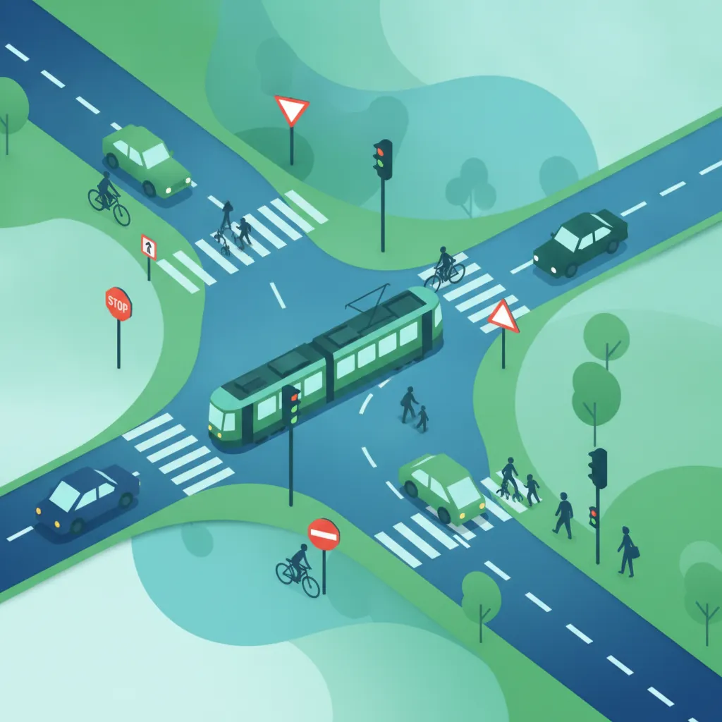 Belgian Crossroads Priority: Controlled vs. Uncontrolled Intersections for Your Driving Exam