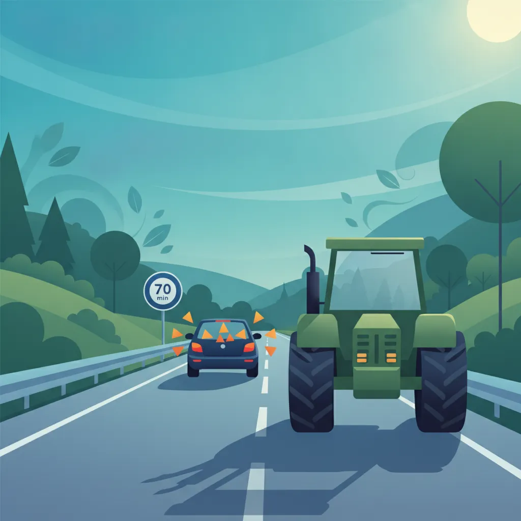 Belgian Motorway Minimum Speed and Slow Vehicles for Driving Theory Exam