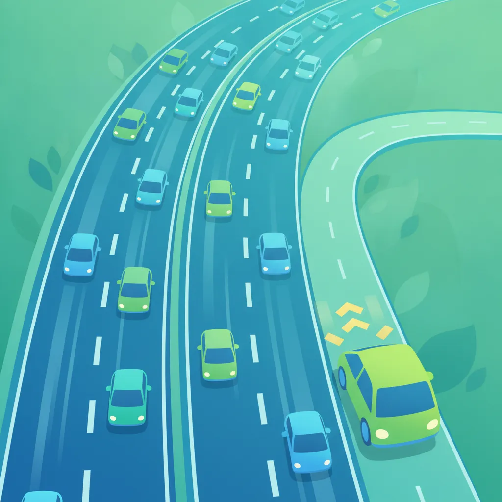 Motorway Merging Rules in Belgian Traffic
