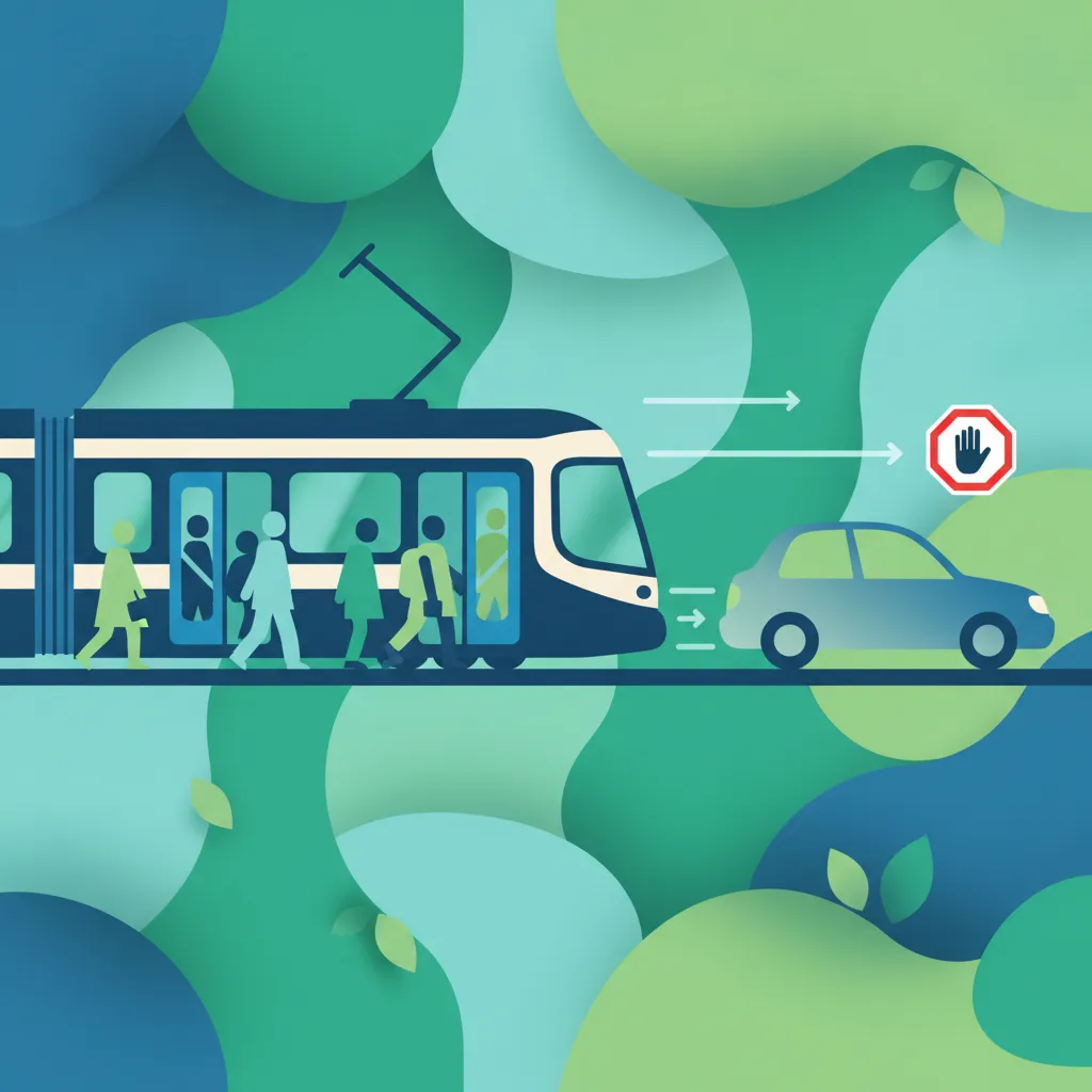 Belçika'da Yolcu Biniş ve İnişi İçin Tramvay Durağı Kuralları Pratik Oturumu