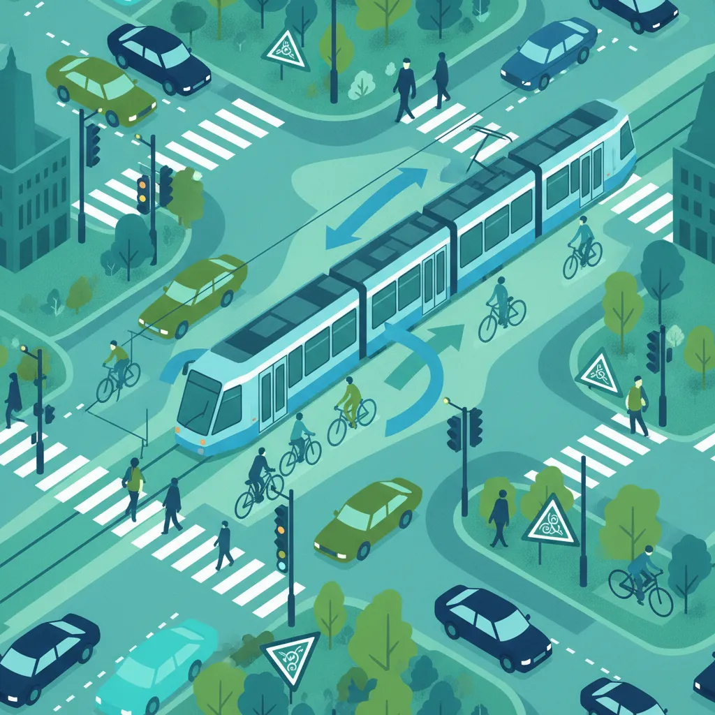 Navigating Complex Swiss City Traffic Situations