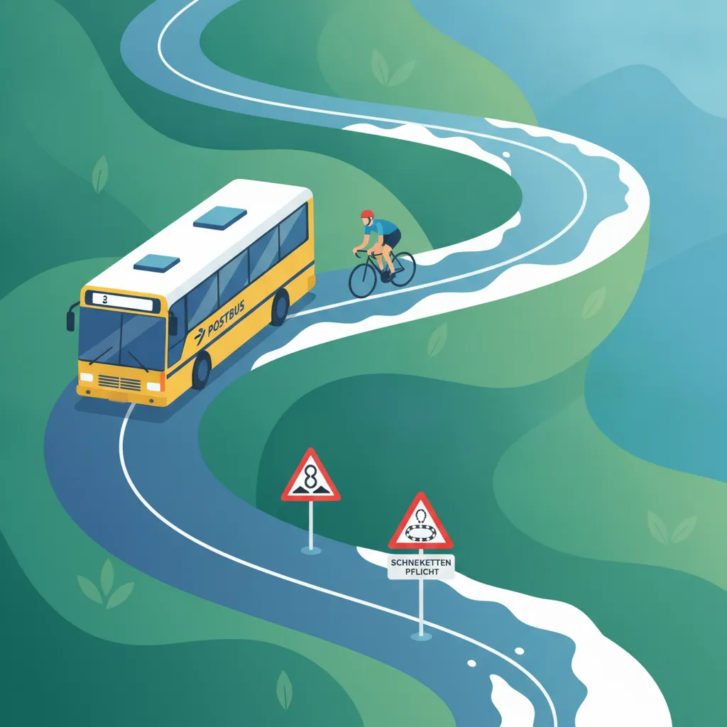 Navigating Complex Mountain Road Scenarios in Switzerland