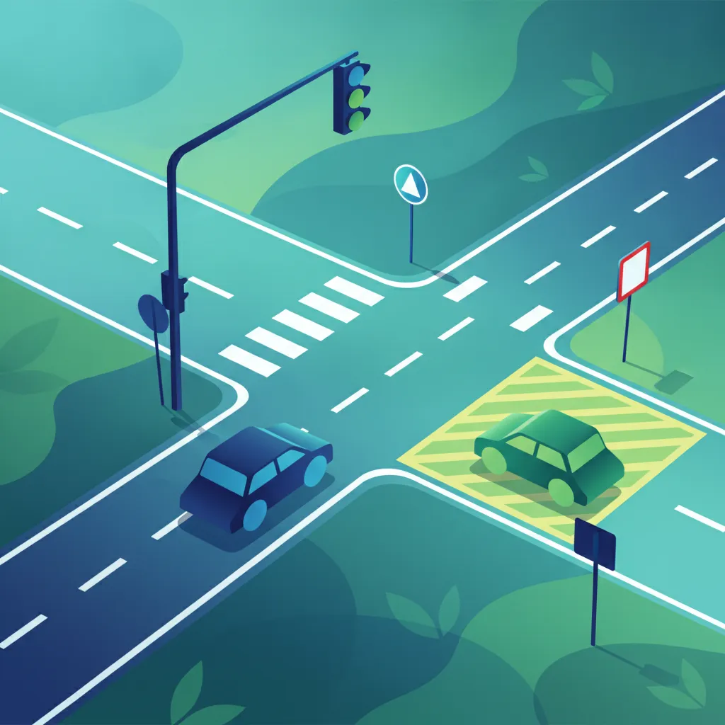 German Road Markings Practice: Lane Lines, Stop Lines & No-Go Areas for Your Theory Exam