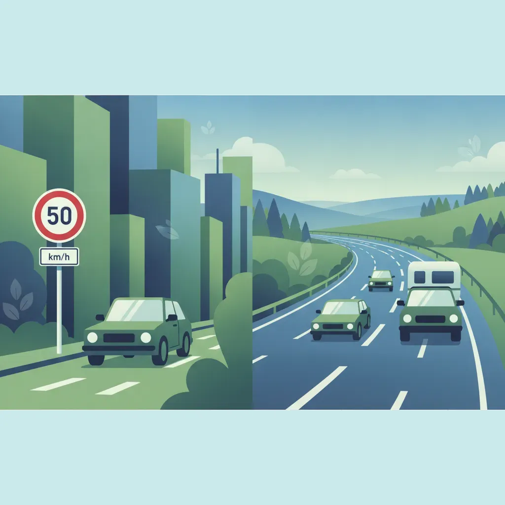 German Speed Limits: Roads, Vehicles, and Special Cases