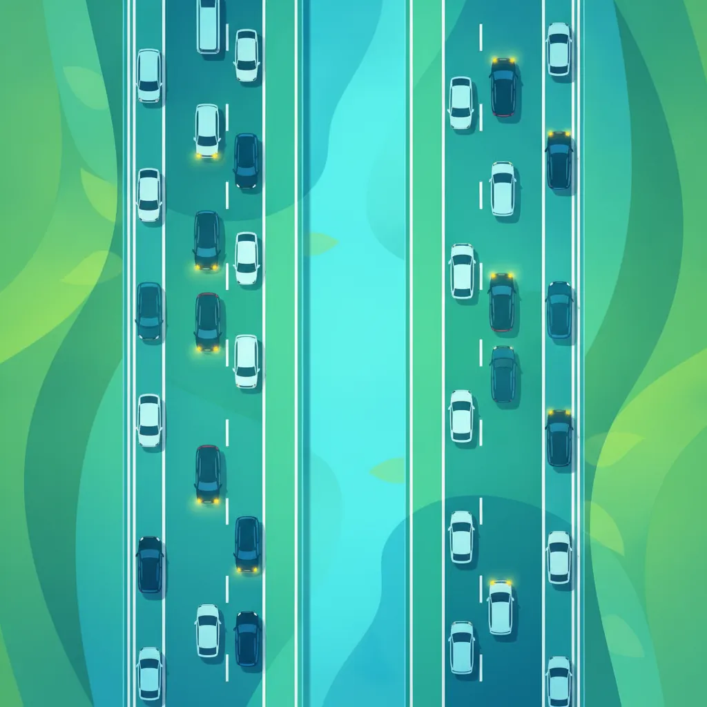 Safe Behaviour During Motorway Traffic Jams (Stau) in Germany